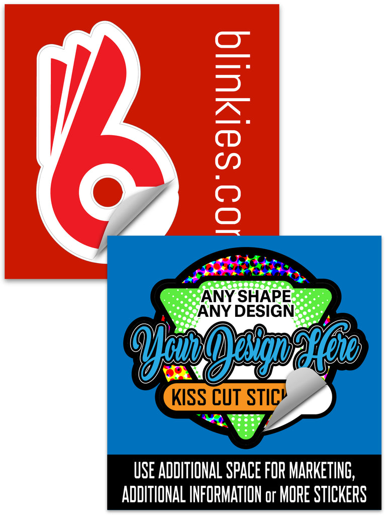Custom Kiss Cut Sticker - 2x2 inch [SXTK-KC-2X2] – Trophy Depot